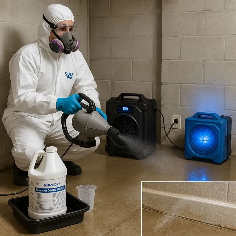 Sanitization and Odor Removal process in North Branch, MN