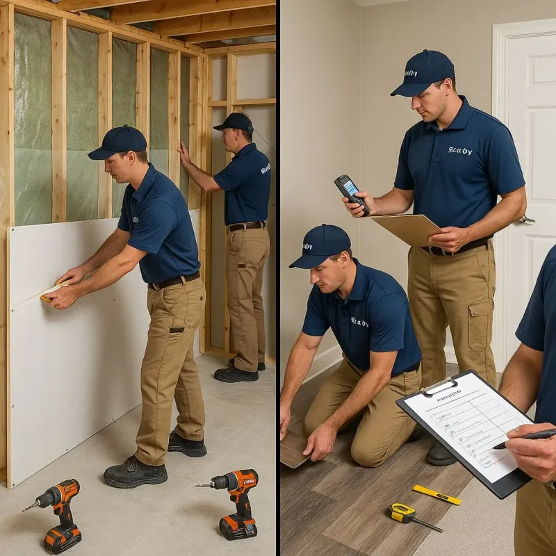 Repairs and Reconstruction process in North Branch, MN